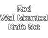 Wall Mount Knife Set