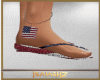 4th of July Flip Flops