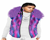 Luxx Bubblegum Fur Vest