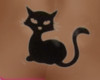Cat back tattoo