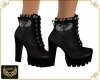 NJ] Black Leather boots
