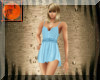 Summer pastel blue dress