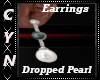 Dropped Pearl Earrings
