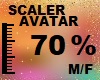 70 % AVATAR SCALER M/F