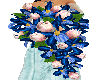 Blue Orchid Bride bouque