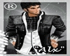 [Alx]Black Jacket Scarf