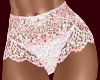 lacy pink/white panties