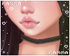 𝓶. leather choker
