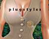 Lux Vest Top Sand
