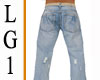 LG1 Belted Retro Jeans