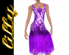 Flapper dress purple