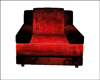 red valentine kiss chair