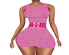 Pink Velvet Dress
