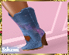 BLUE COWGIRL CUTE BOOTS
