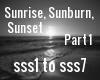 Sunrise, Sunburn, Sunset