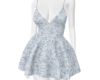 floral b. blue dress