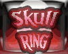 <MS> Skull Ring RED