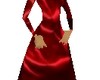 blood red dress