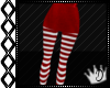 [] Red Stripped Leg