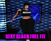Sexy black full fit