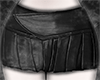 leather black skirt RL