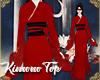 !A~ | Red Kimono Top