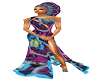 African Print Dress S
