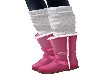 PINK WINTER BOOTS