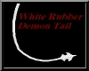 White Rubber Demon Tail