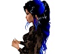 Alice black blue pvc