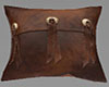 Western Leather Pillow
