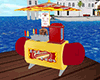beach hot dog stand