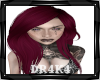 Dark Red Sleek Hair