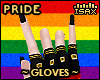 ! Pride Black Fem Gloves