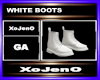 WHITE BOOTS