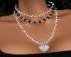 HEART & PEARLS NECKLACE