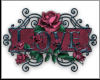Dusty Rose Love Plaque