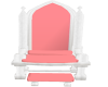 Perfectly pink throne