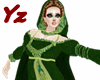 medieval green dress 2