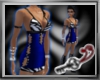 Aly Zebra Mini Dress BLU