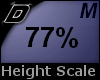 D► Scal Height *M* 77%