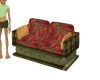 Green and Red Loveseat