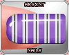 !A Purple Multi Nails