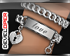 :D Love Silver Bracelet
