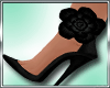 T* Black Rose Heels
