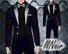 N | Blue Shiny Tux Suit