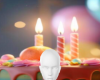 Birthday cake background