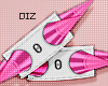 !!D Ankle Spike Hot Pink