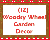 (IZ) Woodsy Wheel Decor