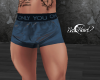 Only U Boxers -Blue